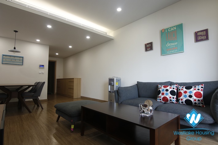 A brand new 2 bedroom with good view apartment for rent in Skypark Cau Giay.